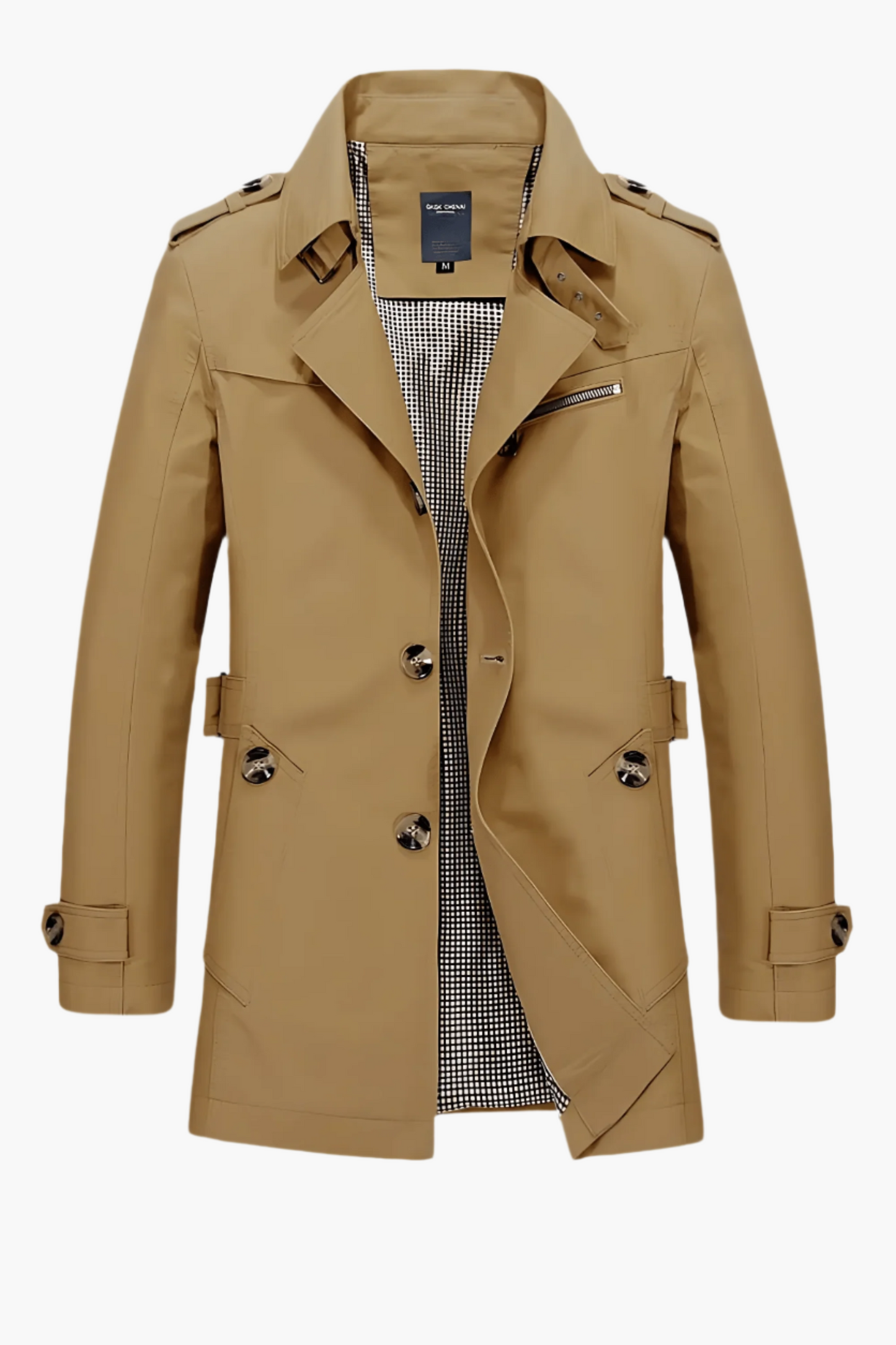 Herren Trenchcoat Klassisch Modern Stil – Eleganter Mantel für Business und Freizeit