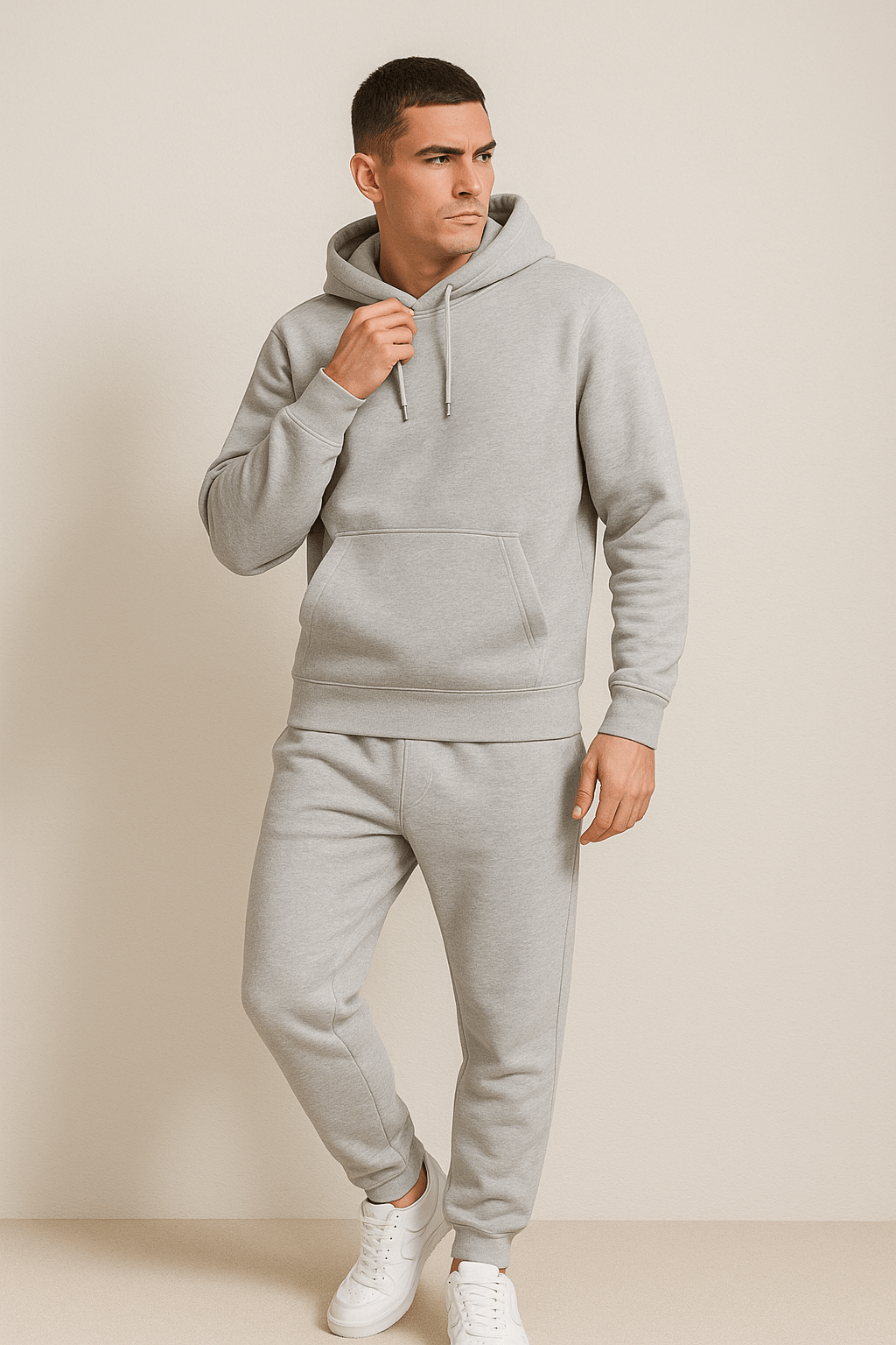 Herren Hoodie Jogginganzug Set – Komfortabler Freizeit- & Sportswear Look