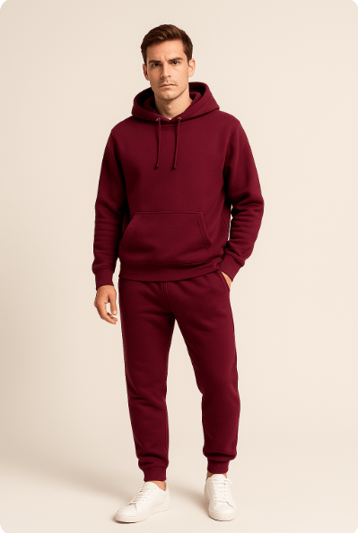 Herren Hoodie Jogginganzug Set – Komfortabler Freizeit- & Sportswear Look
