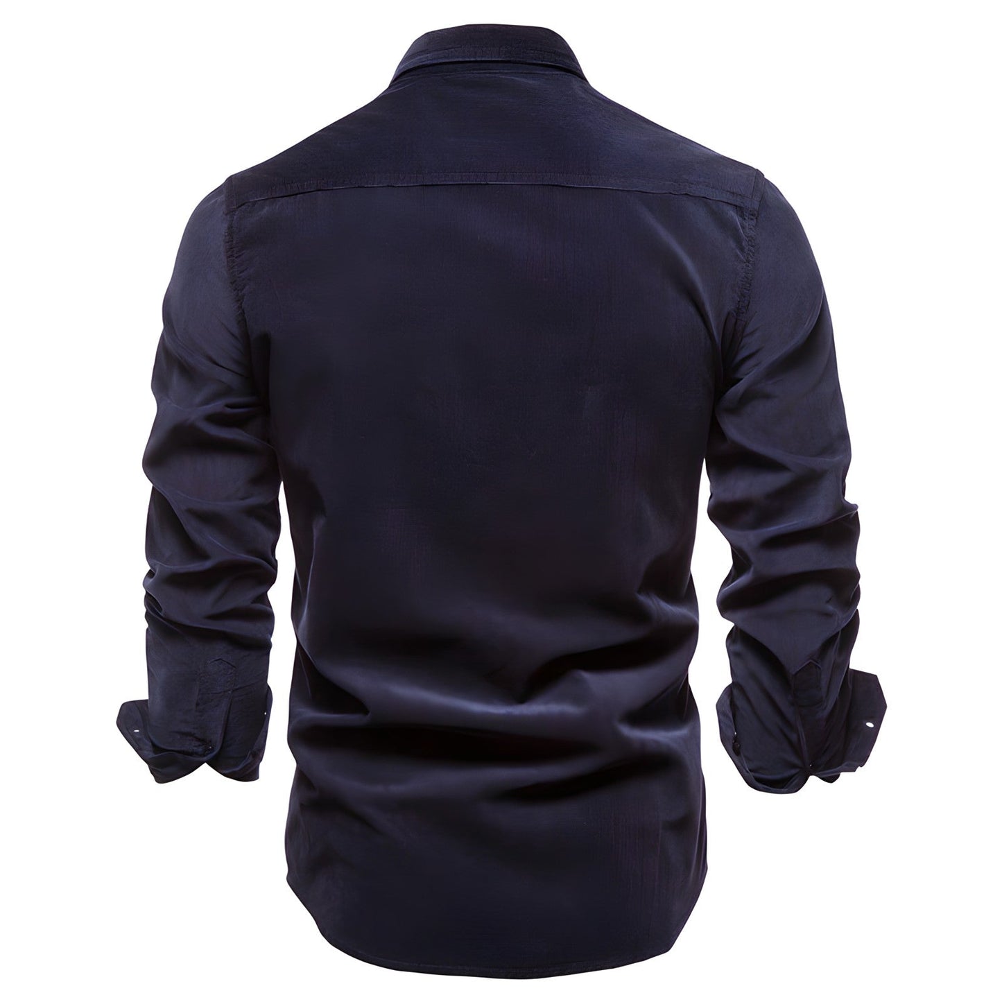 Herren Freizeit Langarmhemd mit Brusttaschen – Modernes Casual Hemd für Alltag & Büro