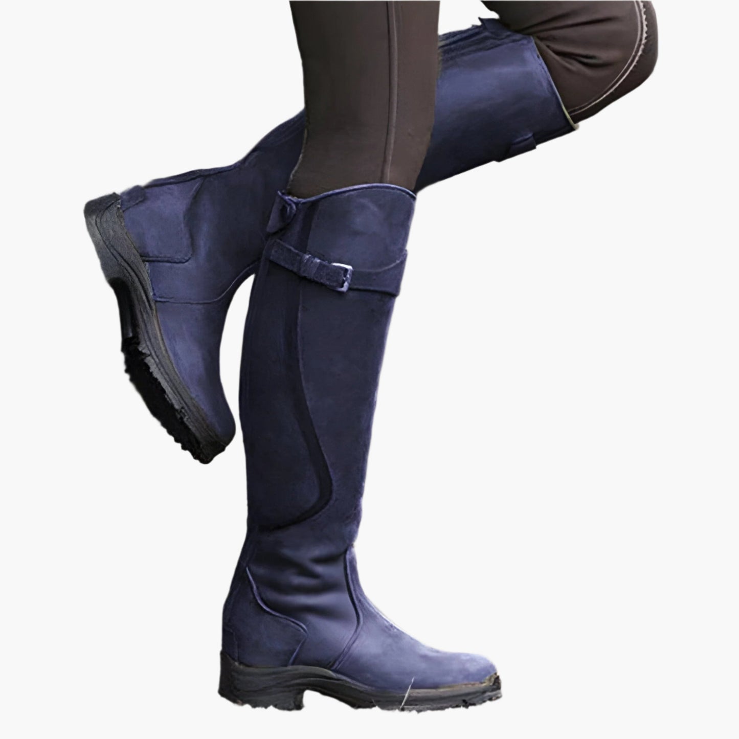 Damen Reitstiefel mit hohem Schaft – robuste Outdoor-Boots für Stall & Gelände