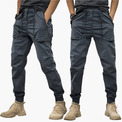 Herren Jogger Cargohose Streetwear – Bequeme Freizeithose mit Taschen für Alltag & Outdoor