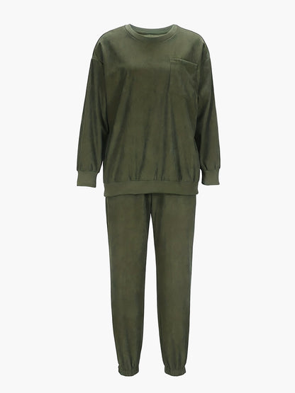 Damen Freizeit Lounge Set Zweiteiler, Oversize Pullover & Jogginghose – Bequemes Outfit für Zuhause & Freizeit