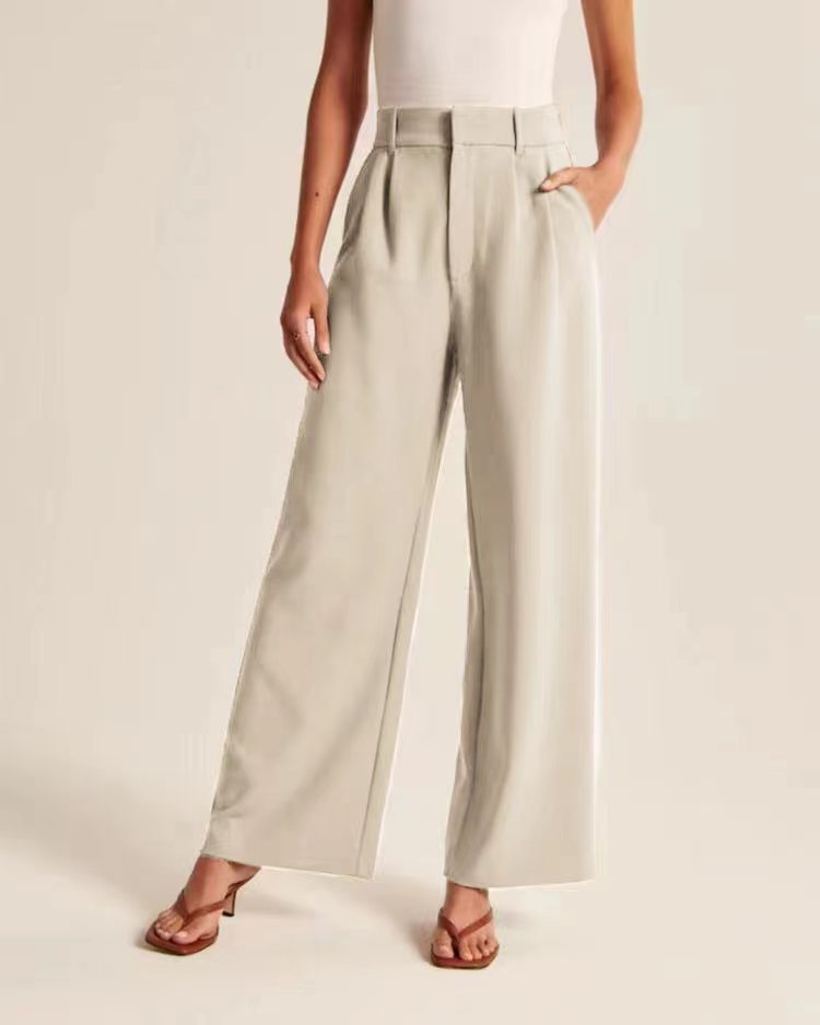 Holly – Hochtaillierte Weite Hosen Mit Gürtel