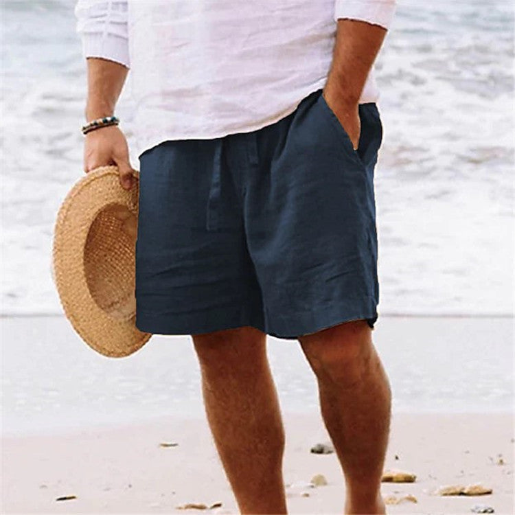 Roy – Bequeme Atmungsaktive Herrenshorts in Einfarbigem Sandton
