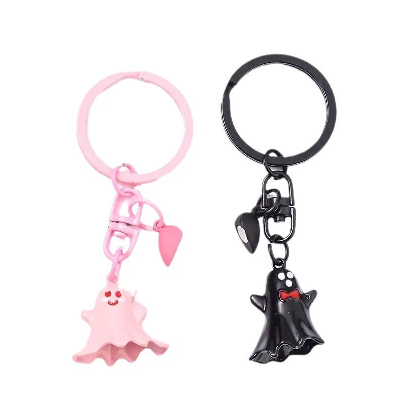 Halloween Schlüsselanhänger Set – Niedliche Geister Anhänger für Schlüsselbund, Deko & Geschenk – Unisex
