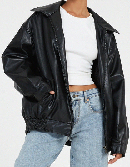 Damen Oversize Jacke mit modernem Schnitt und lässigem Look