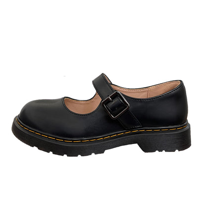 Vintage Mary Jane Schuhe für Damen – bequeme Flat Shoes mit 3 cm Sohle, ideal als casual & dress shoes