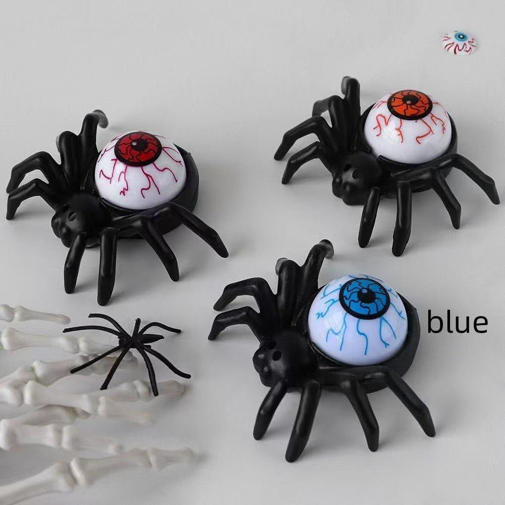 Halloween Spinnen-Kerzenlampe für Deko & Party – Gruselige LED Tischleuchte für Halloween