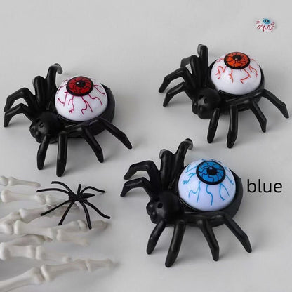 Halloween Spinnen-Kerzenlampe für Deko & Party – Gruselige LED Tischleuchte für Halloween