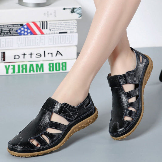 Wendy – Retro Damen Casual Schuhe mit weicher Sohle und Klettverschluss