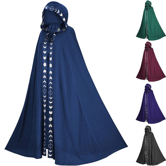 Halloween Umhang mit Kapuze – Mystischer Mantel für Damen und Herren – Perfekt für Kostüme & Partys
