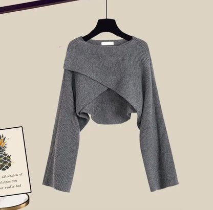Damen Dreiteiliges Loungewear Set – Modernes Langarm-Outfit für Freizeit & Alltag