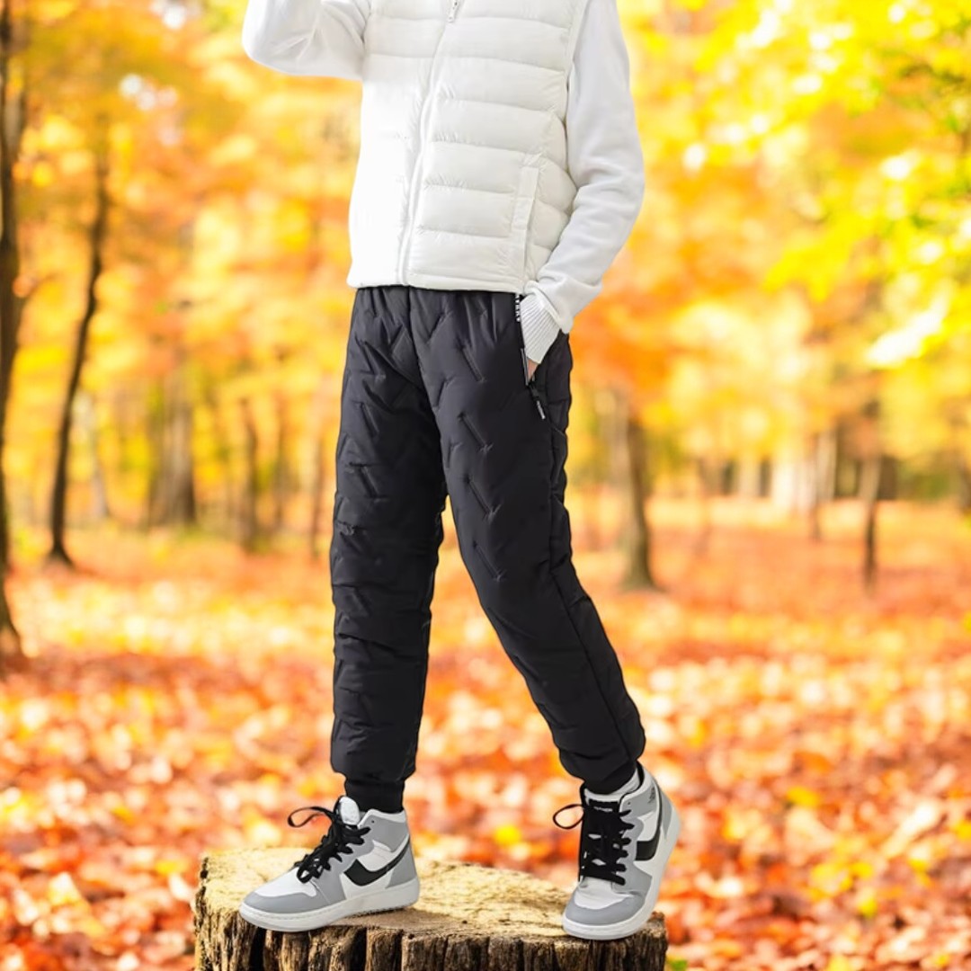 Kinder Winter Outdoorhose mit Fleecefutter – Wasserdicht & Winddicht, Ideal für Schnee & Sport