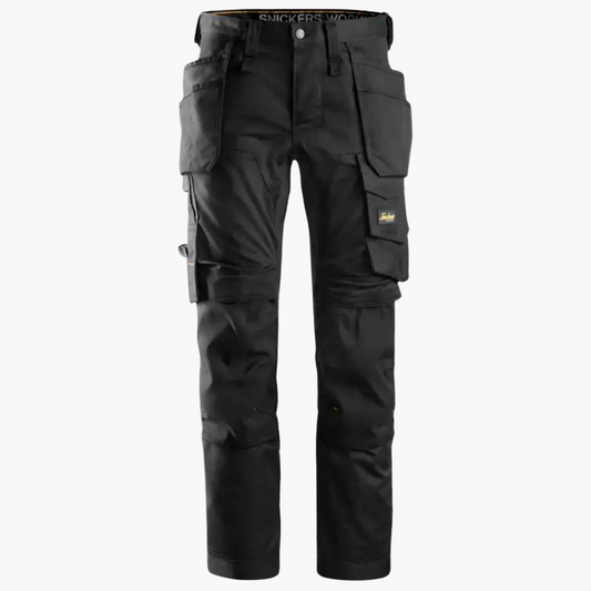 Herren Arbeitshose mit Holstertaschen und Stretch – Robuste Handwerkerhose für Profis