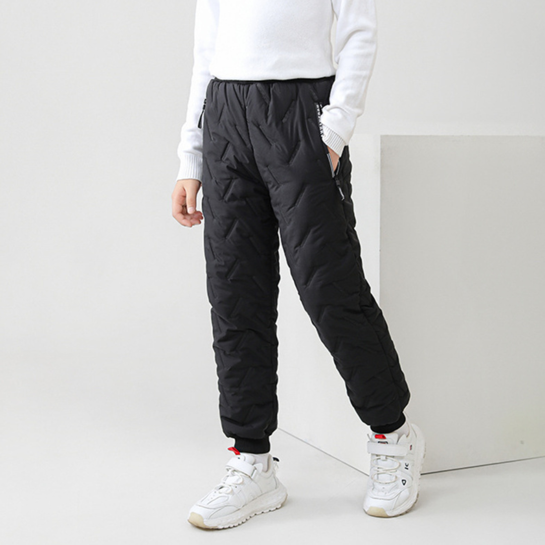 Kinder Winter Outdoorhose mit Fleecefutter – Wasserdicht & Winddicht, Ideal für Schnee & Sport