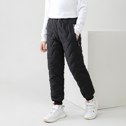 Kinder Winter Outdoorhose mit Fleecefutter – Wasserdicht & Winddicht, Ideal für Schnee & Sport