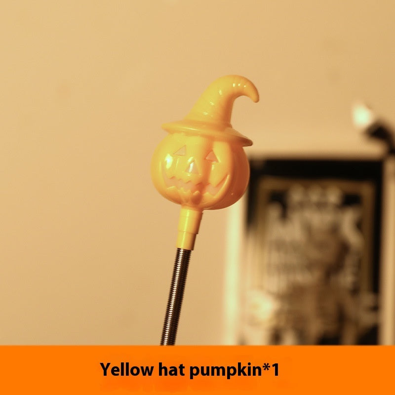 Halloween Leuchtender Handkurbel-Zauberstab für Kinder – Party- und Kostüm-Accessoire