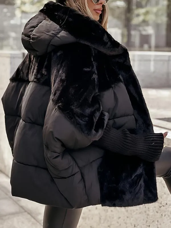 Damen Winterjacke mit Kapuze – Modische Oversize Steppjacke für kalte Tage