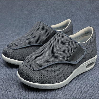 Herren Orthopädische Komfortschuhe für Diabetiker – Weite Passform, Einfacher Einstieg, Alltag & Freizeit