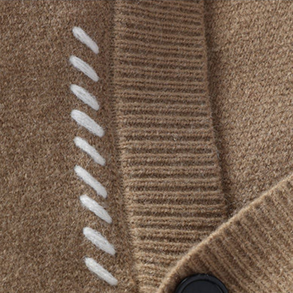 Herren Strick-Cardigan mit Knopfleiste – Modischer Freizeit-Look für Herbst & Winter