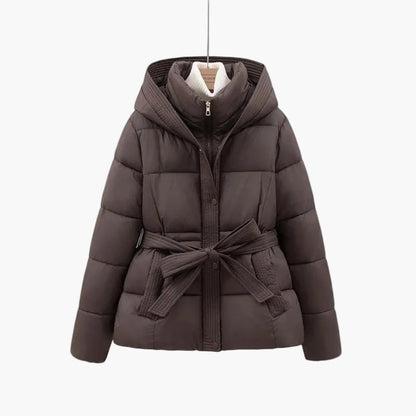 Damen Winter Parka mit Gürtel – Modischer Steppmantel für kalte Tage