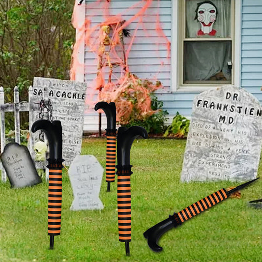 Halloween Dekoration Hexenbeine für Garten – Gruselige Deko für Halloweenpartys & Vorgarten