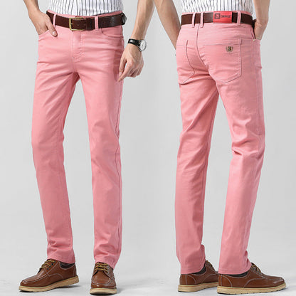 Allan – Stretch Herren Freizeit Hose mit farbenfrohem Design