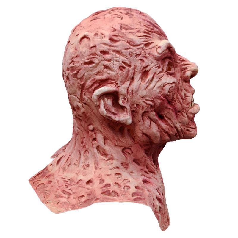 Halloween Herren Freddy Latex Maske – Gruselige Horror Kostümmaske für Erwachsene