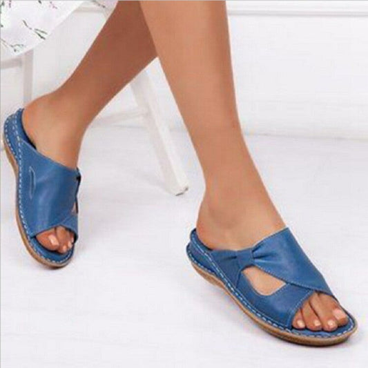 Holly – Große Damen Sandalen mit Keilabsatz