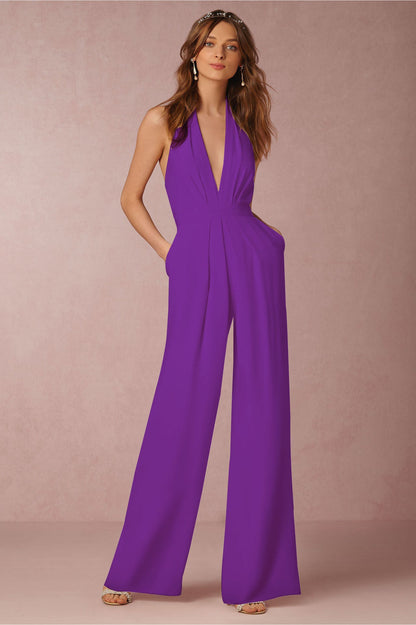Ann – Ärmelloser Halter-Overall