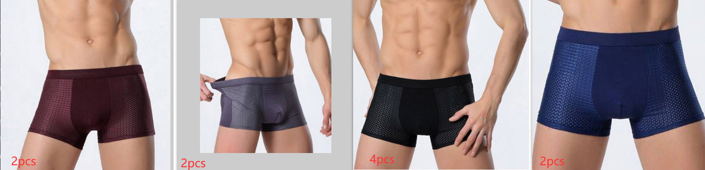 Derek – Herren Mesh-Boxershorts aus Eisseide