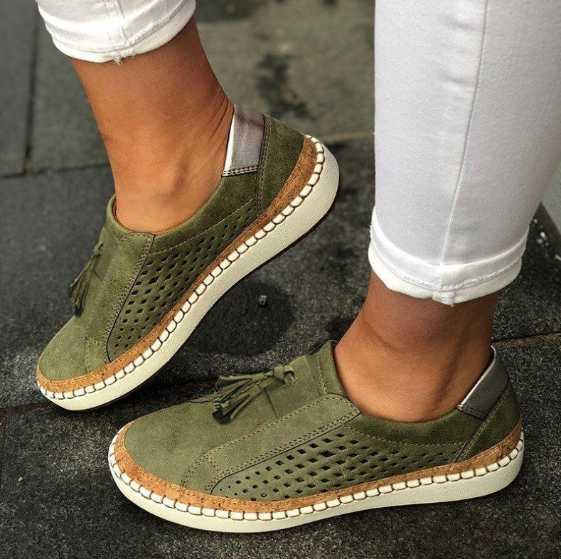 Leah – Große Damen-Leinenschuhe für Paare
