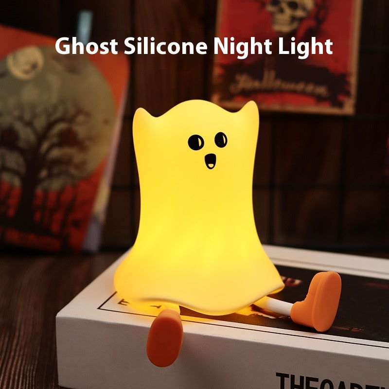 Halloween Nachtlicht Geist Kinderzimmer Dekoration – Cartoon LED Lampe für Halloween Party & Deko