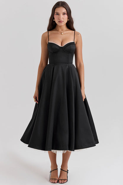 Emma – Cocktailkleid mit schulterfreiem Design und ausgestelltem Rock