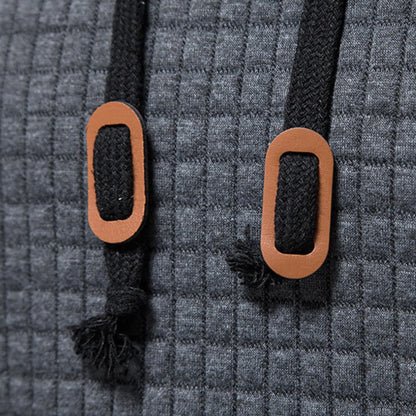 Herren Hoodie Kariert – Moderner Freizeit-Kapuzenpullover für Alltag & Streetwear