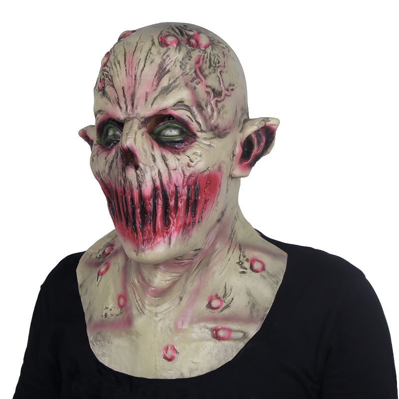 Halloween Maske für Erwachsene – Unisex Zombie Dämon Party Maske für gruselige Verkleidung