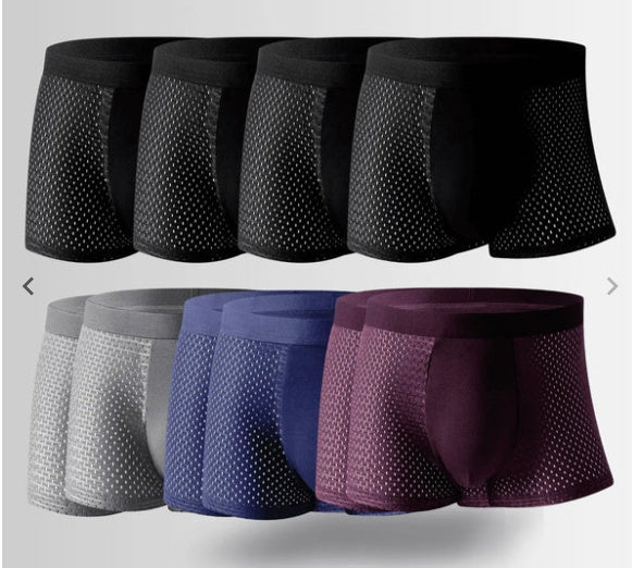 Derek – Herren Mesh-Boxershorts aus Eisseide