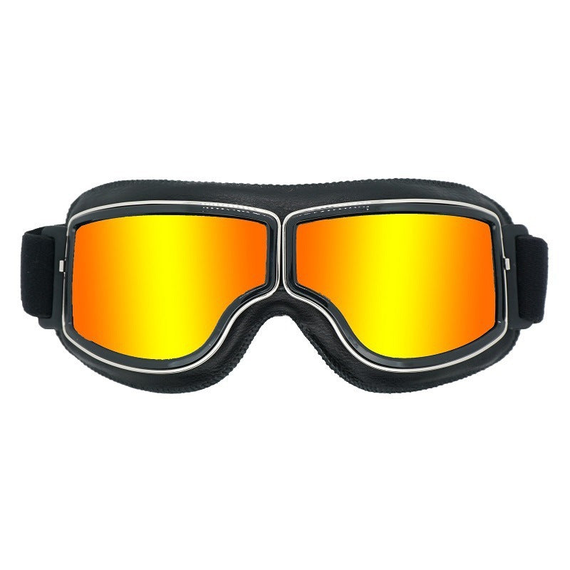 Retro Motorradbrille für Herren – stylische Pilotenbrille mit UV-Schutz, polarisiert, modisches Vintage-Design
