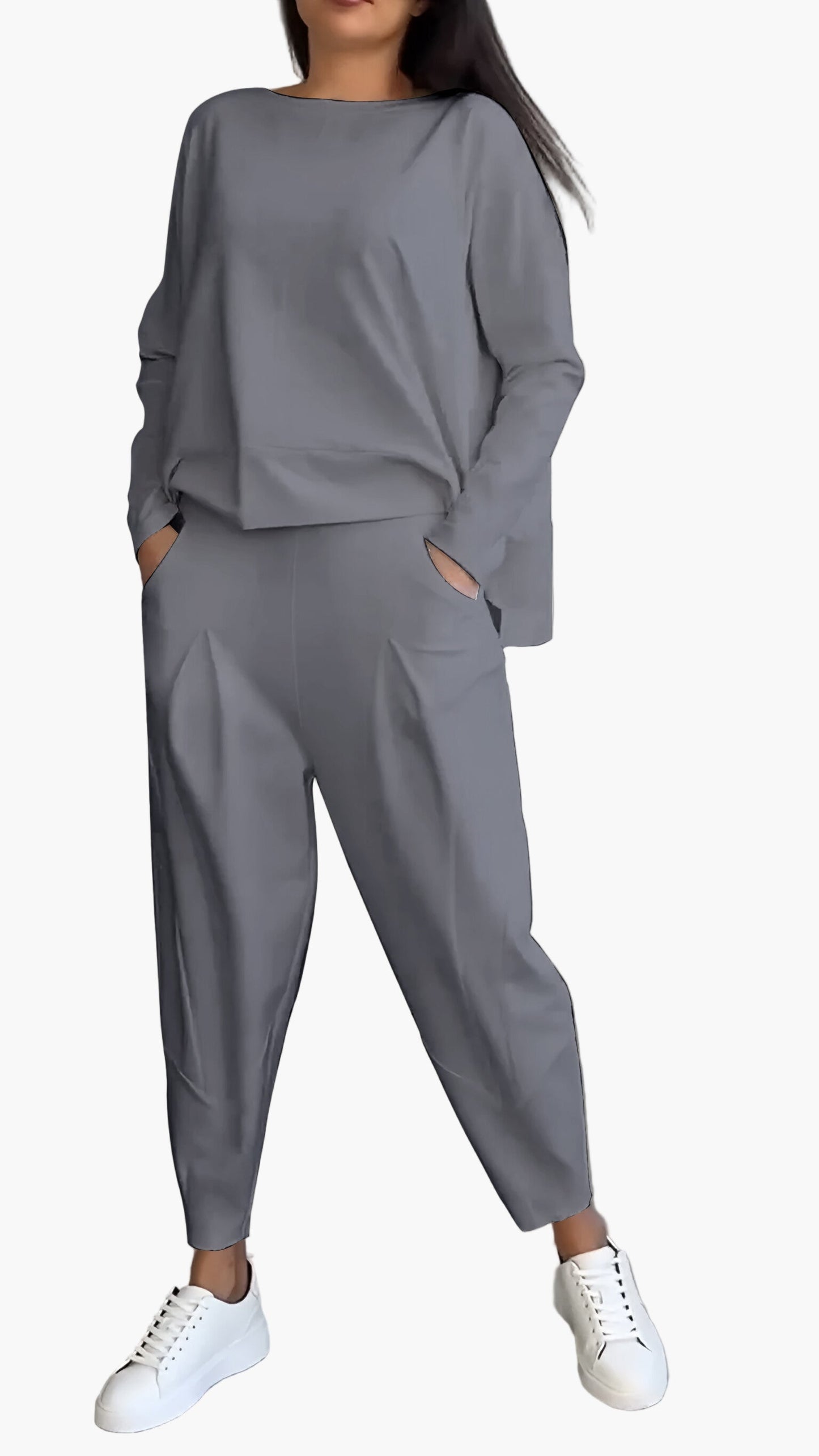 Damen Zweiteiliges Cozy Freizeitset – Komfortables Loungewear Outfit für Alltag & Entspannung