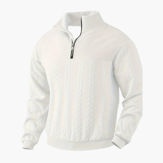 Herren Strickpullover Half-Zip Modern Style – Eleganter Freizeit- & Business-Look