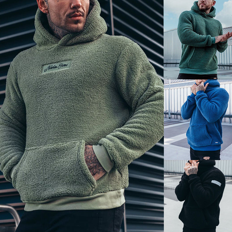 Herren Kuscheliger Kapuzenpullover – Komfortabler Plüsch Hoodie für Freizeit und Alltag