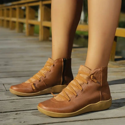Damen Komfort-Stiefeletten für Alltag und Freizeit – Modische Herbst/Winter Boots