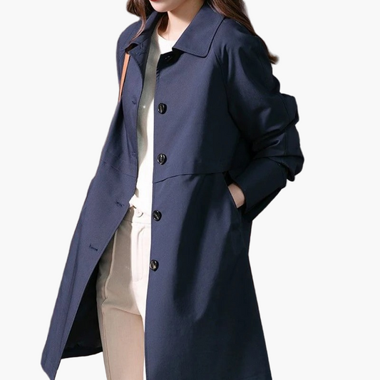 Damen Trenchcoat Kurz – Eleganter Klassik-Mantel für Büro und Freizeit