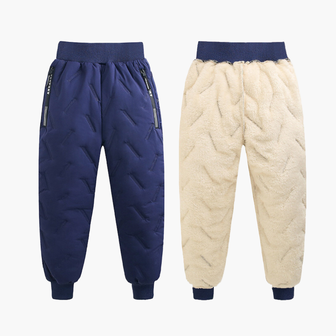 Kinder Winter Outdoorhose mit Fleecefutter – Wasserdicht & Winddicht, Ideal für Schnee & Sport