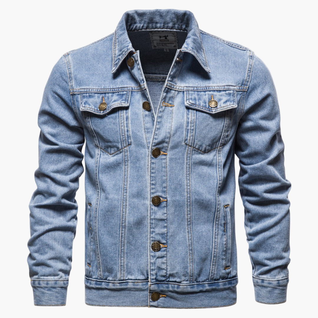 Herren Jeansjacke Klassisch – Vielseitige Denimjacke im zeitlosen Stil