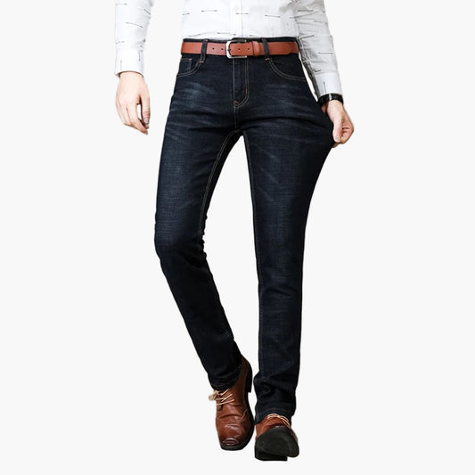 Herren Stretch-Jeans Gerade Schnitt – Bequeme Alltagsjeans für Arbeit & Freizeit