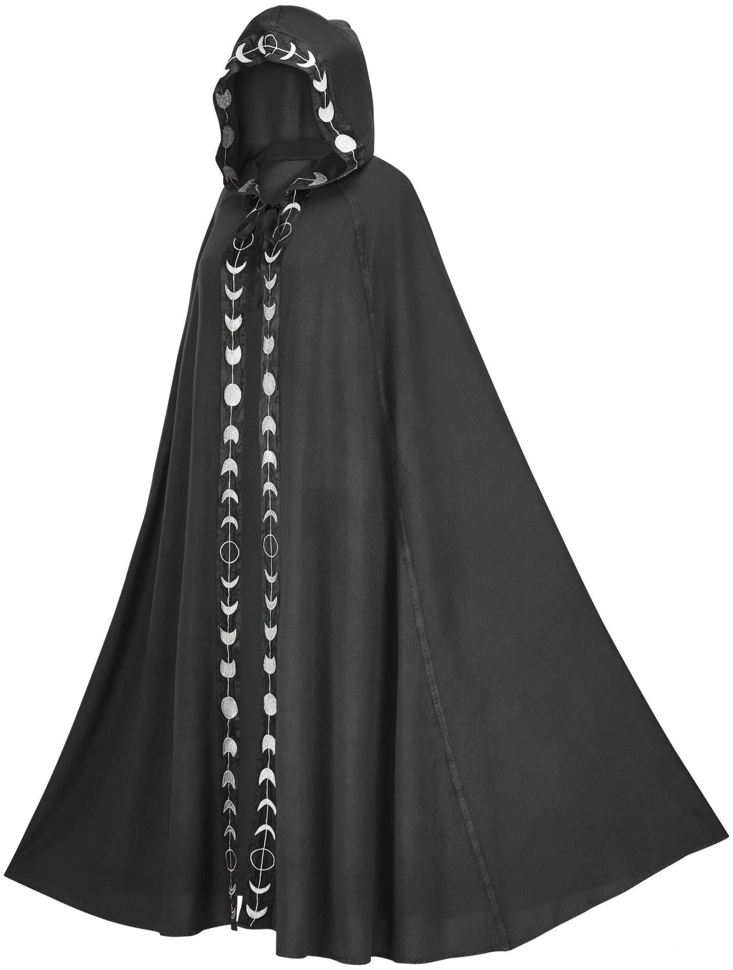 Halloween Umhang mit Kapuze – Mystischer Mantel für Damen und Herren – Perfekt für Kostüme & Partys