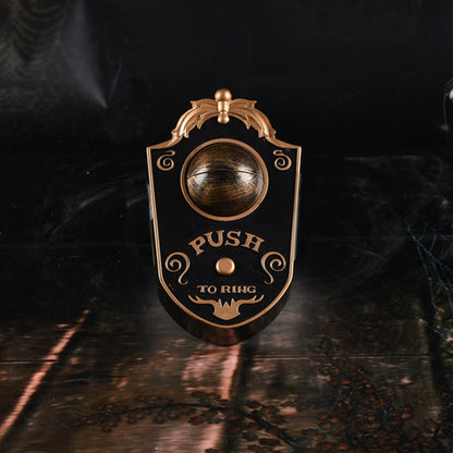 Halloween Türglocke mit grünem Auge – Spukige Deko für Halloween-Partys & Trick-or-Treat