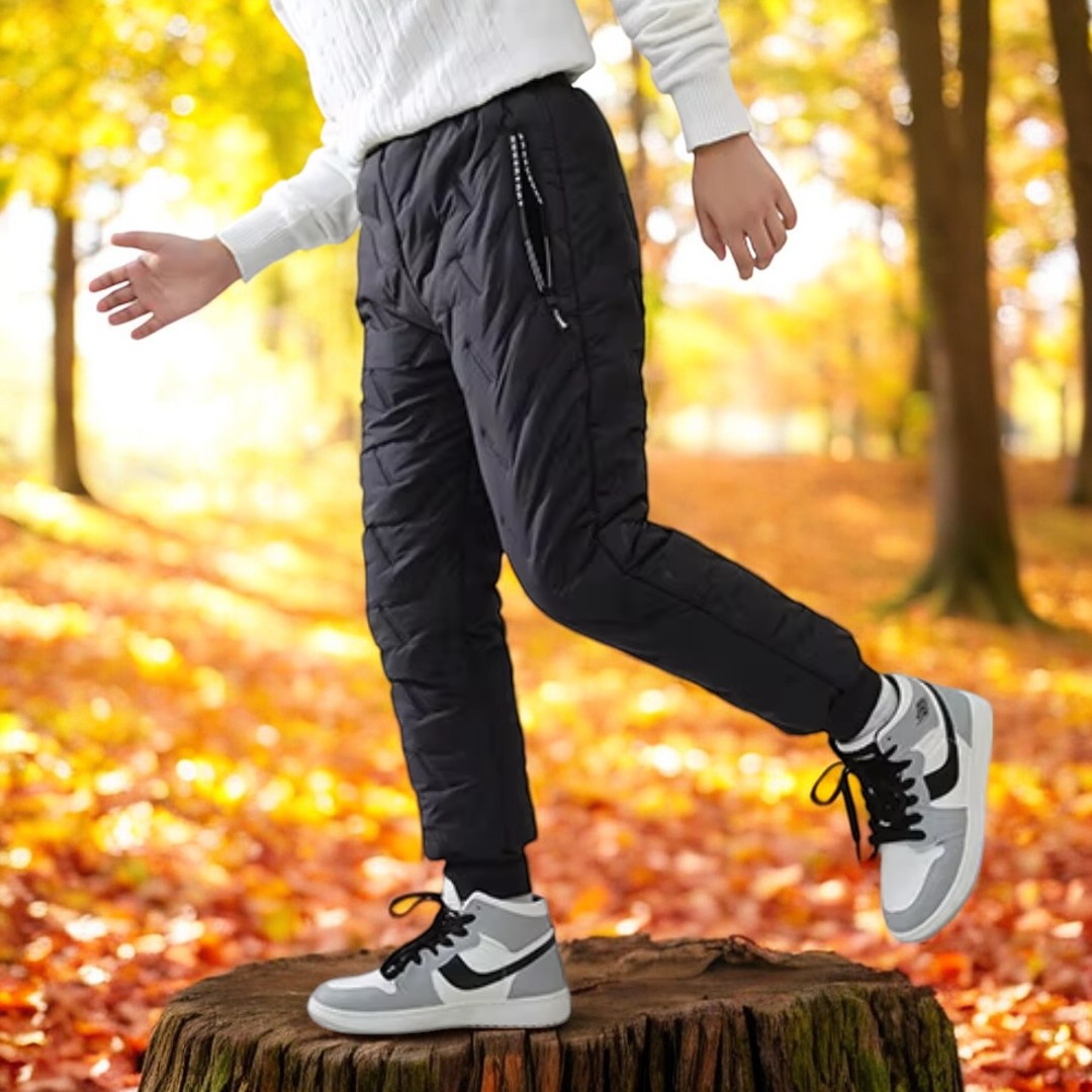 Kinder Winter Outdoorhose mit Fleecefutter – Wasserdicht & Winddicht, Ideal für Schnee & Sport